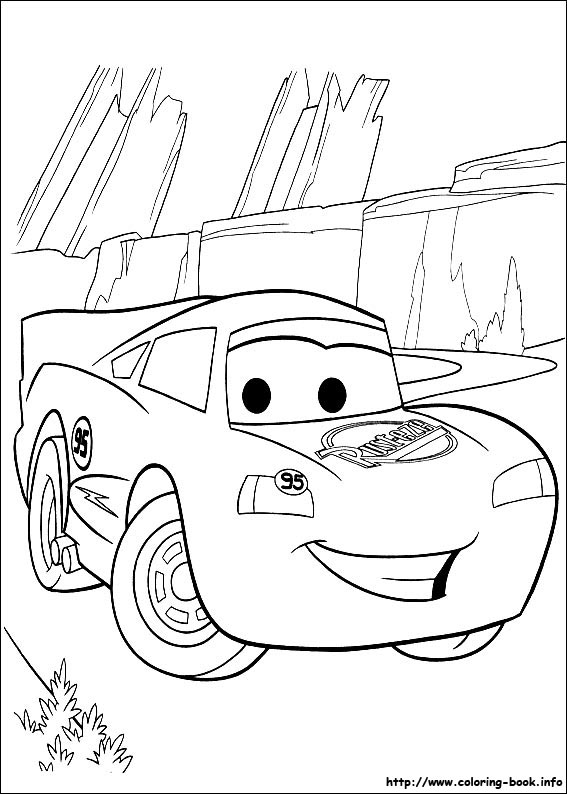 Plansa de colorat cu Cars pixar 147 54